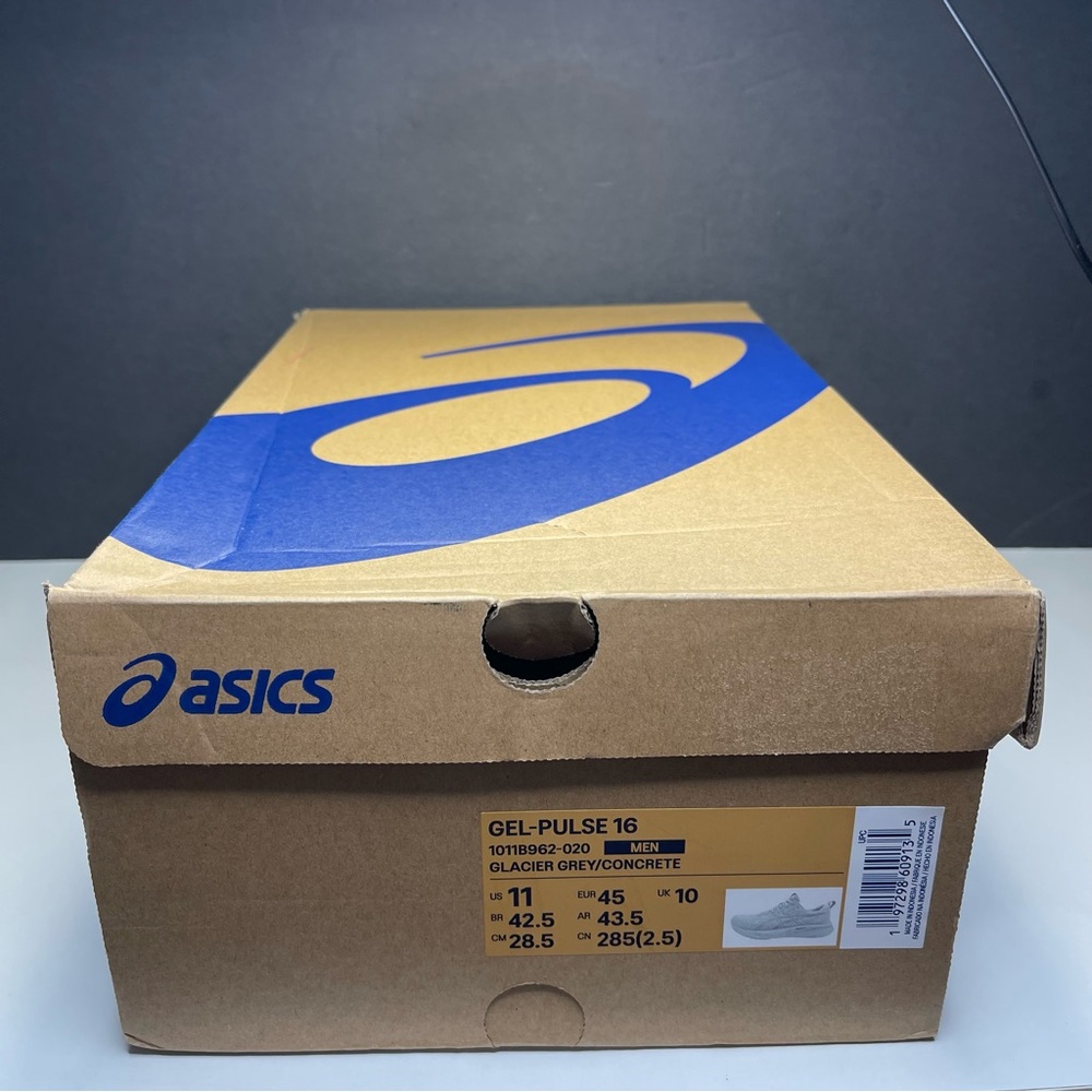 Asics Gel Pulse 16 Glacier Gray Concrete Men's Size 11 - Picture 10 of 10